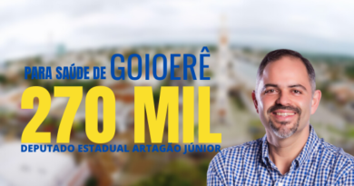 Deputado Estadual Artagão Júnior encaminha 270 mil em recursos para saúde de Goioerê