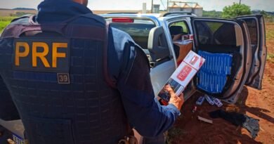 Após perseguição, PRF prende contrabandista transportando 15 mil maços de cigarros em Goioerê